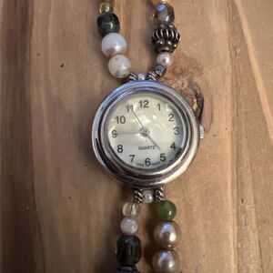 Unbranded Ladies Watch With Beaded Band New Battery